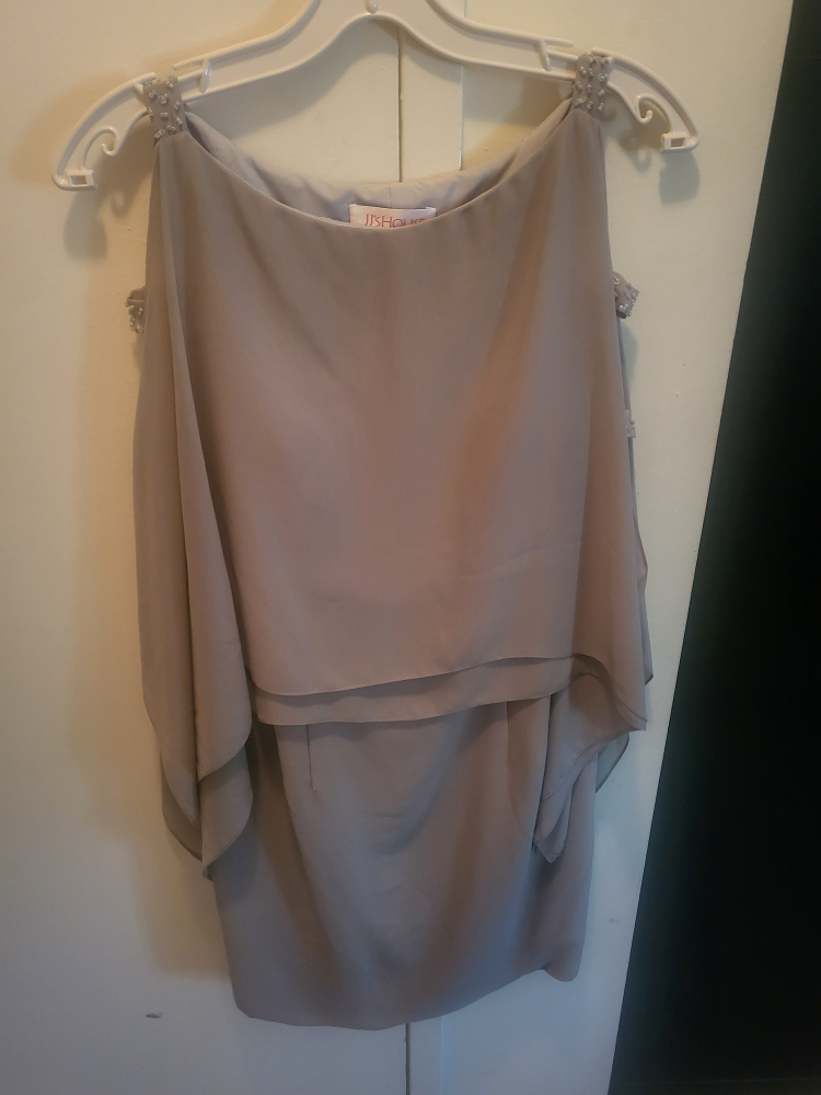Beige Short Dress