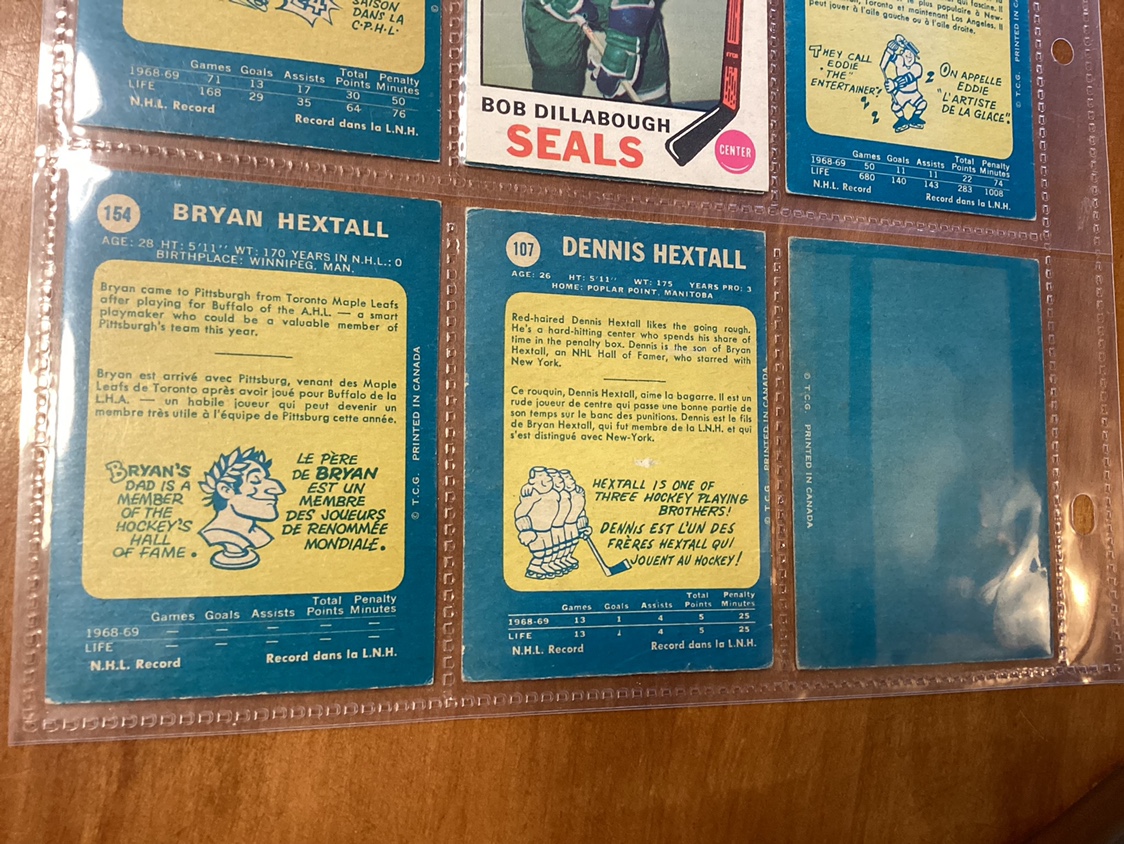 10. 1969-70 OPEE CHEE HOCKEY TRADING CARDS image indicator(6)