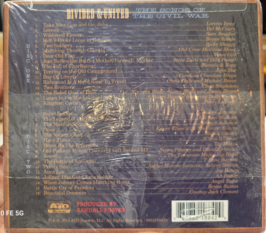 🆕️ Country greats SEALED CD "Songs of Civil War"🥕 image indicator(2)