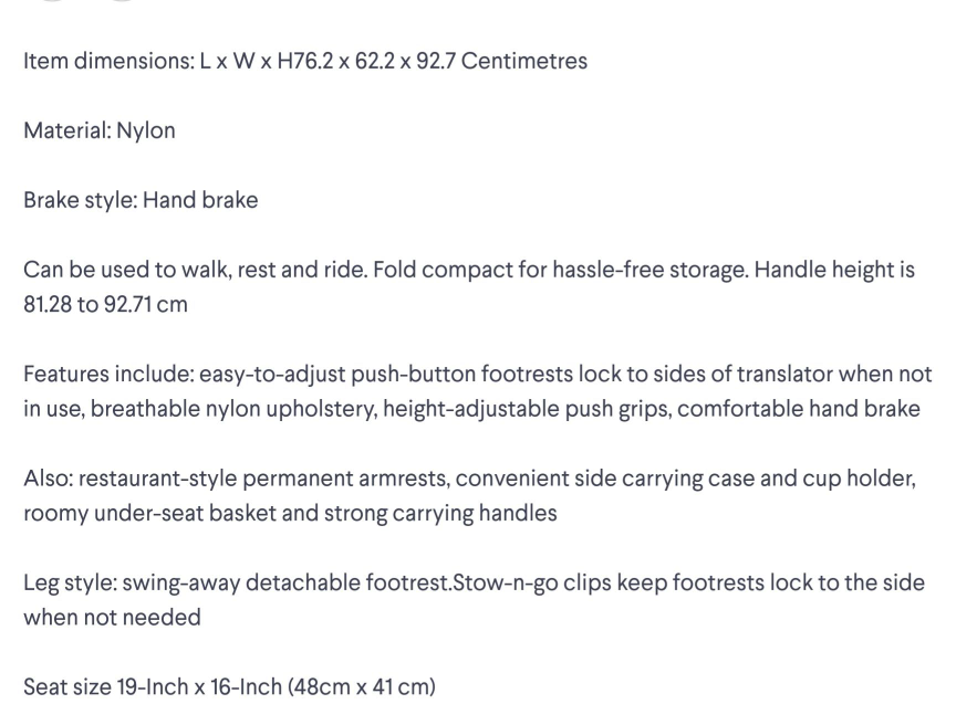 Medline combination rollator transport chair. - photo 2
