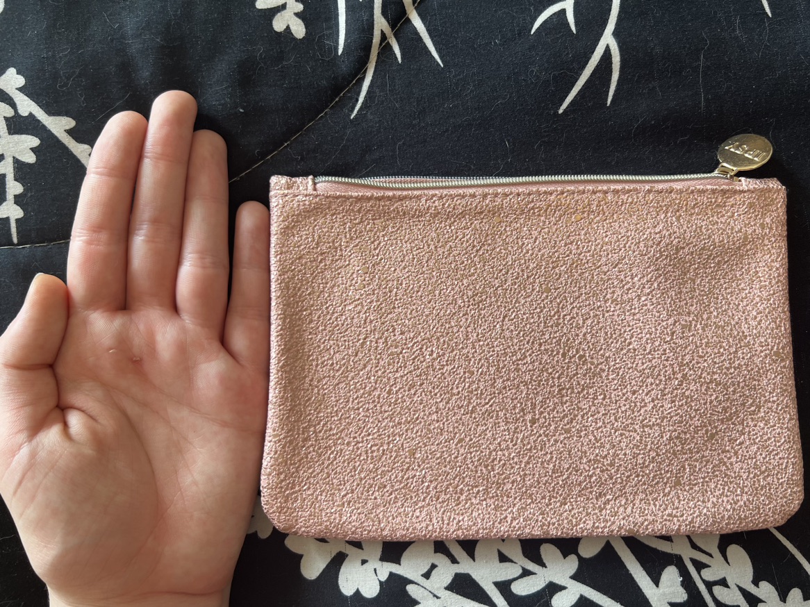 Sparkly Gold Makeup Bag - photo 3
