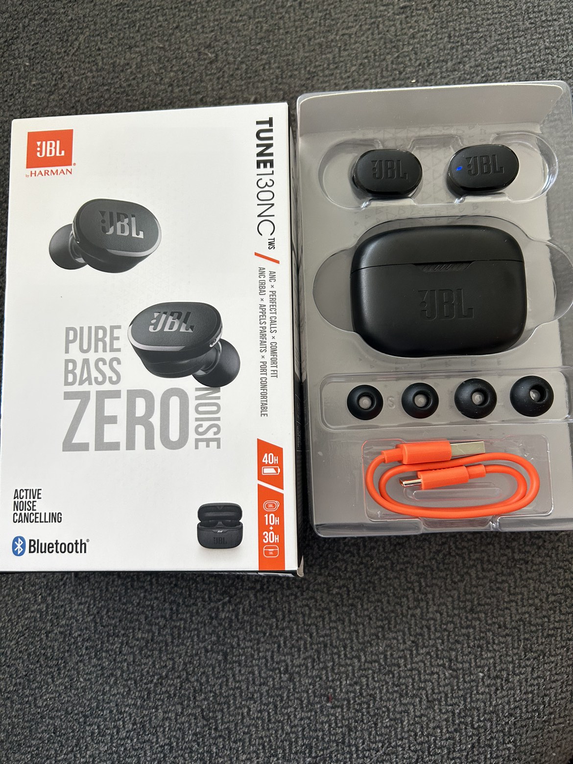 JBL Active Noise Cancelling Bluetooth headphones thumbnail