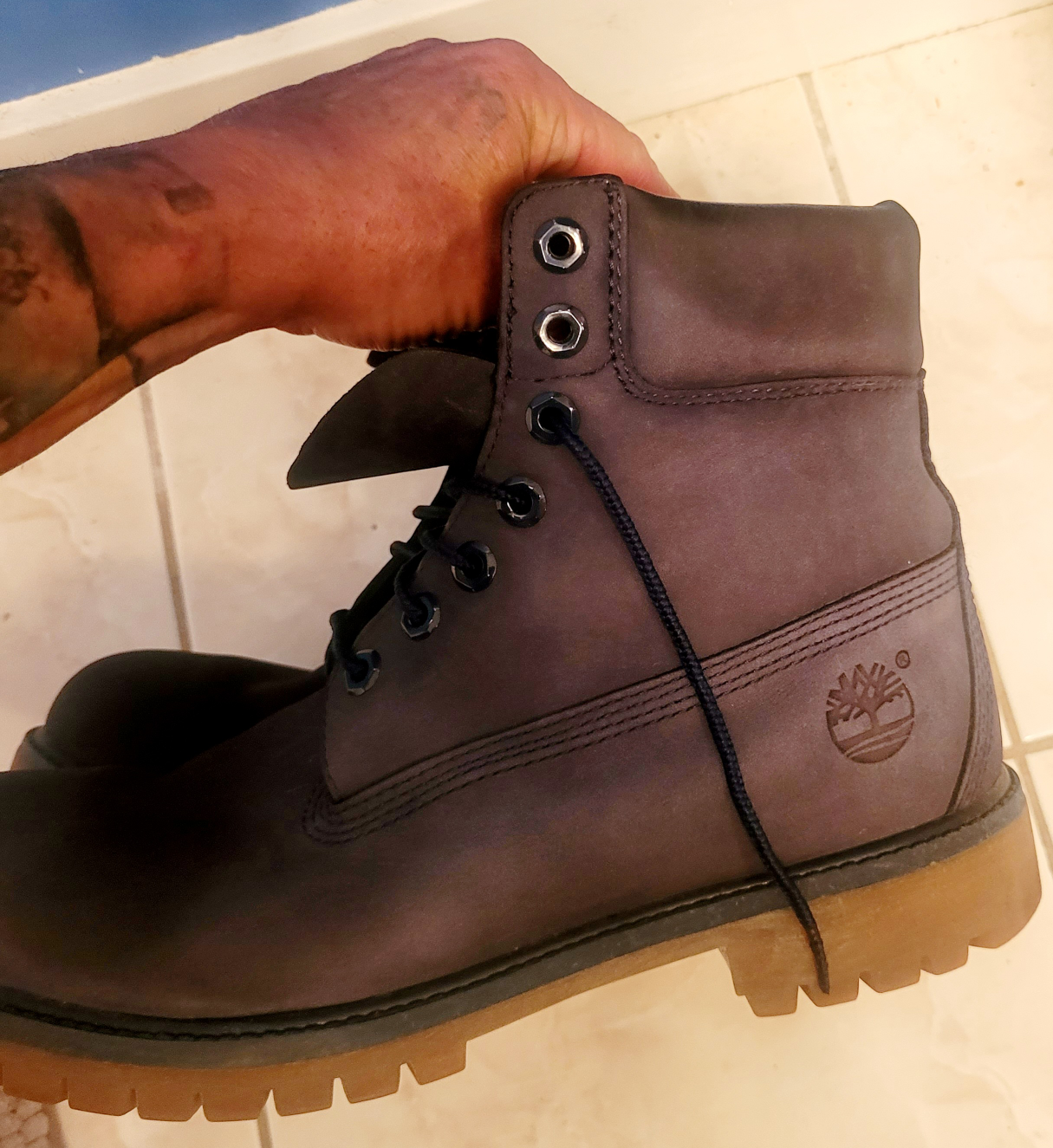 Mens sz 10 Blue Timberlands - photo 5