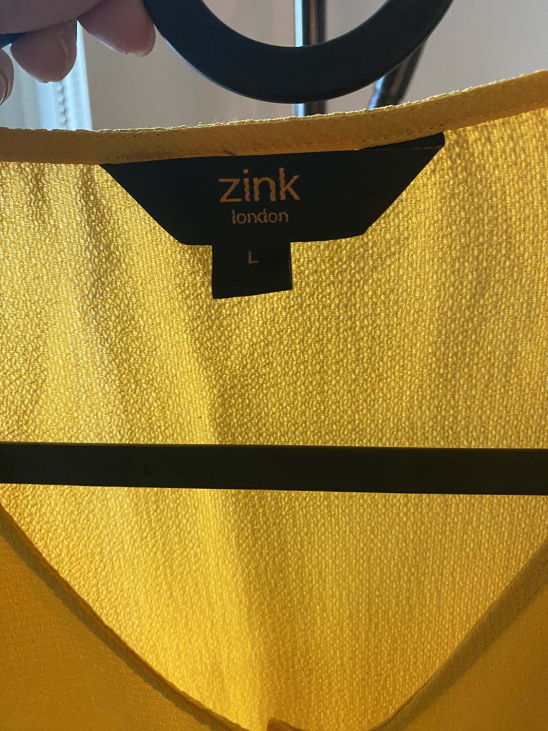 Zink london- yellow top size L . image indicator(3)