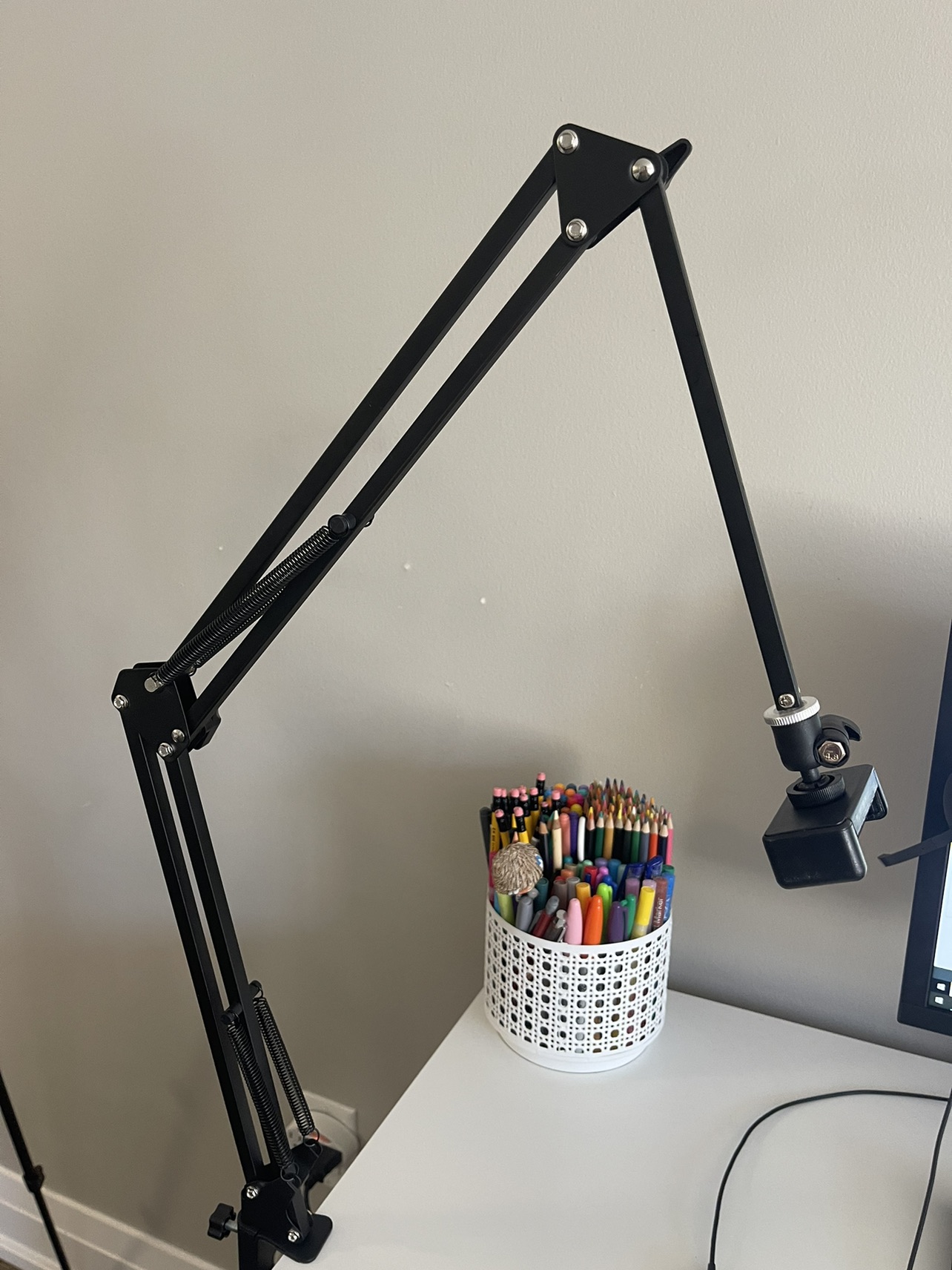 Overhead phone mount
