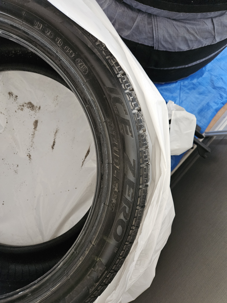Set of 3 winter tires $50 ea. Pirelli ice zero 245/40 r18