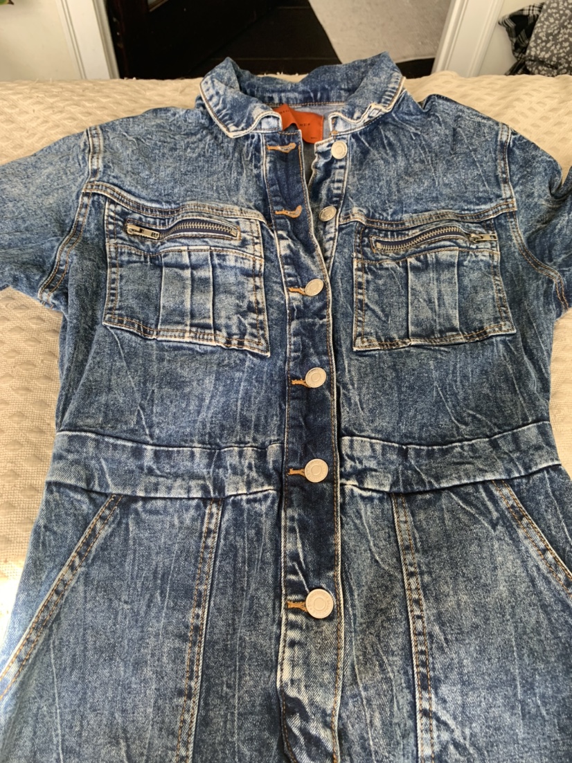 Cotton denim jumpsuit boilersuit from BOA Size S-M image indicator(5)