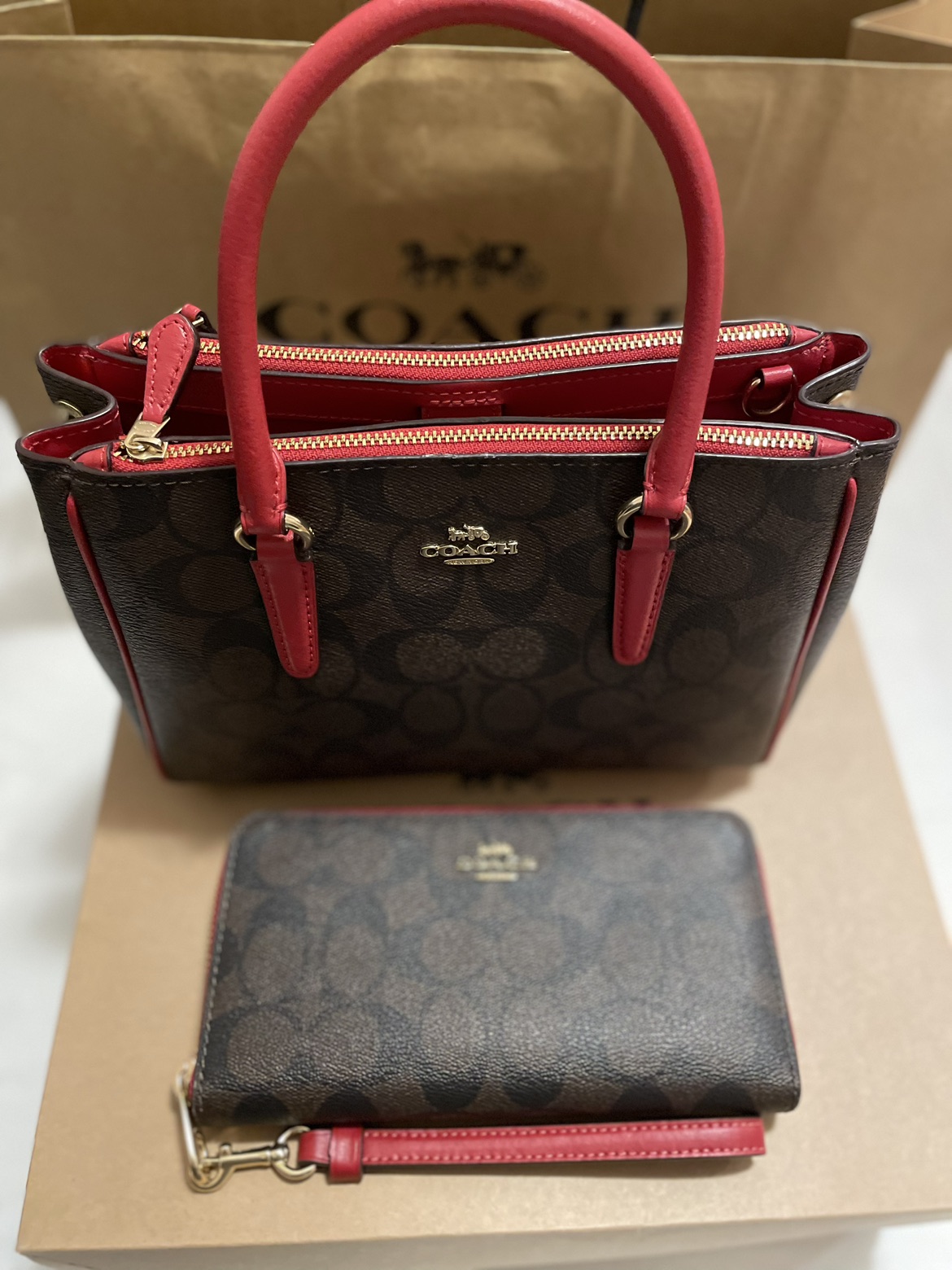Coach wallet & cross body