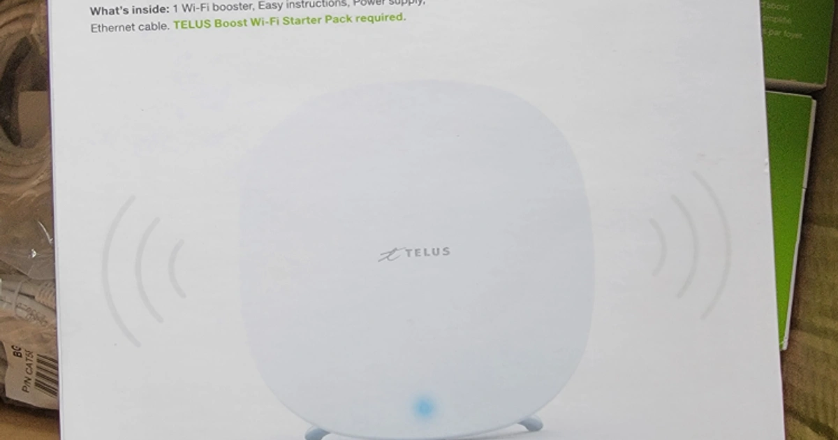 TELUS Boost Wi-Fi Expansion Pack x 4 NEW! | Karrot TELUS Boost Wi-Fi Expansion Pack x 4 NEW! | Karrot