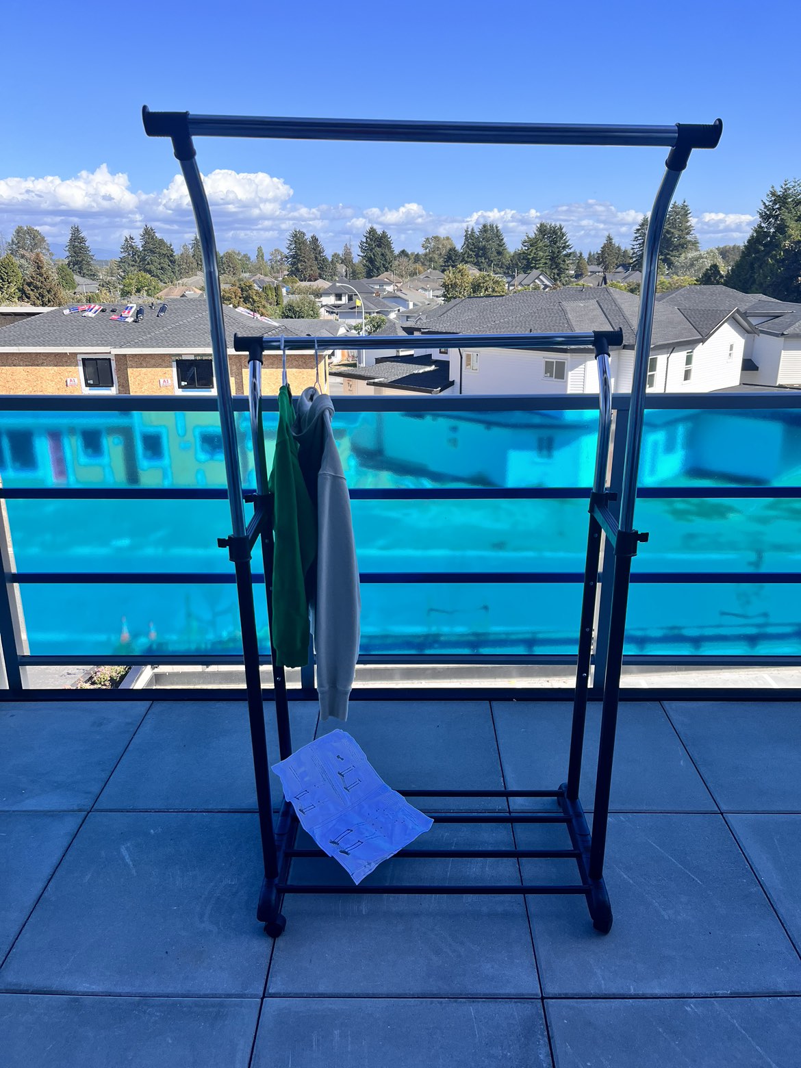Adjustable double rod GARMENT RACK (clothing rack) - photo 2