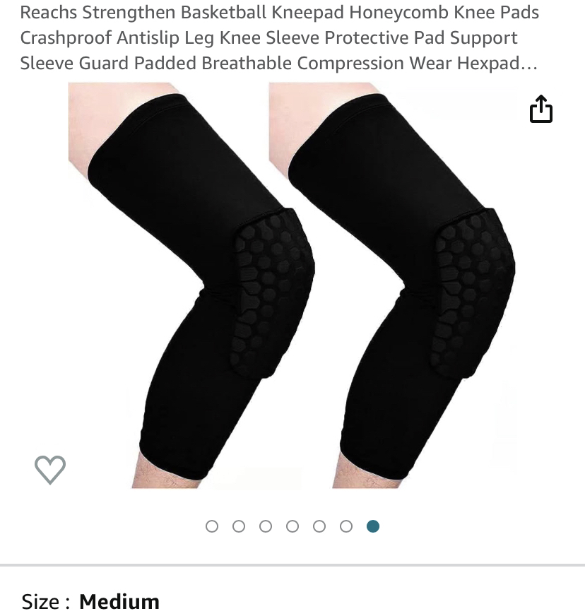 Black KNEE PADS NEW thumbnail