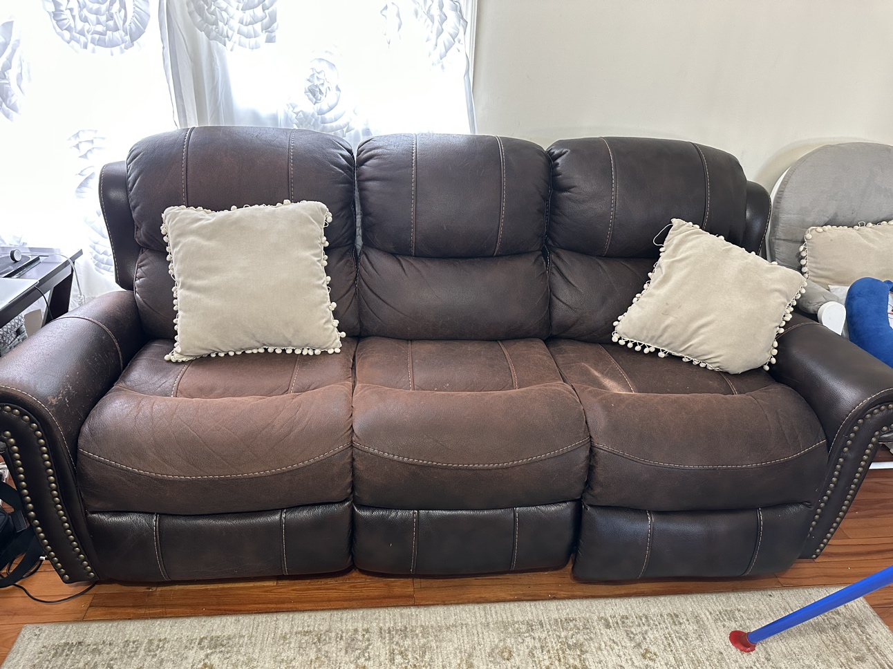 Reclining sofa -Brown - photo 2