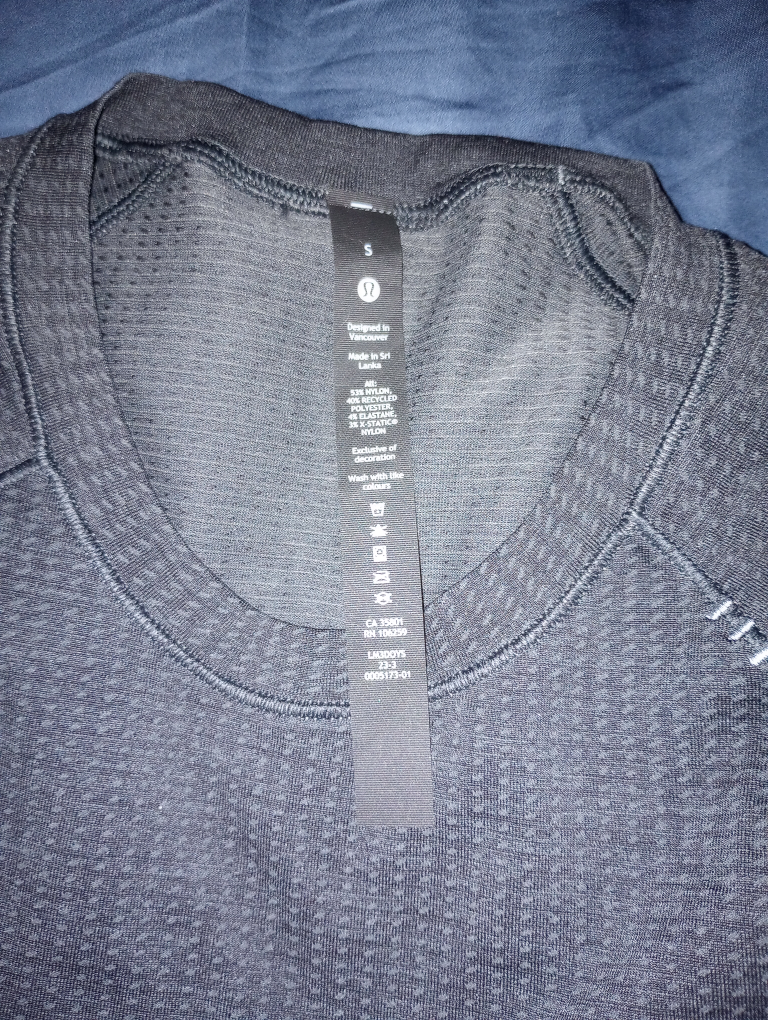 Metal Vent Tech Lululemon Long Sleeve Men
