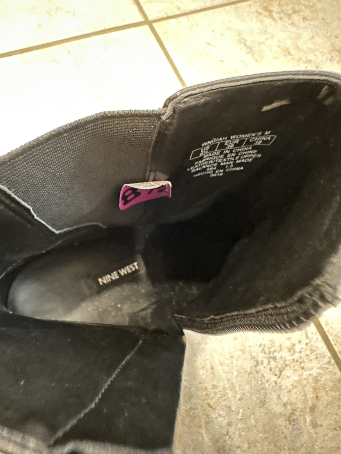 Woman boots NINE WEST 81/2 image indicator(5)