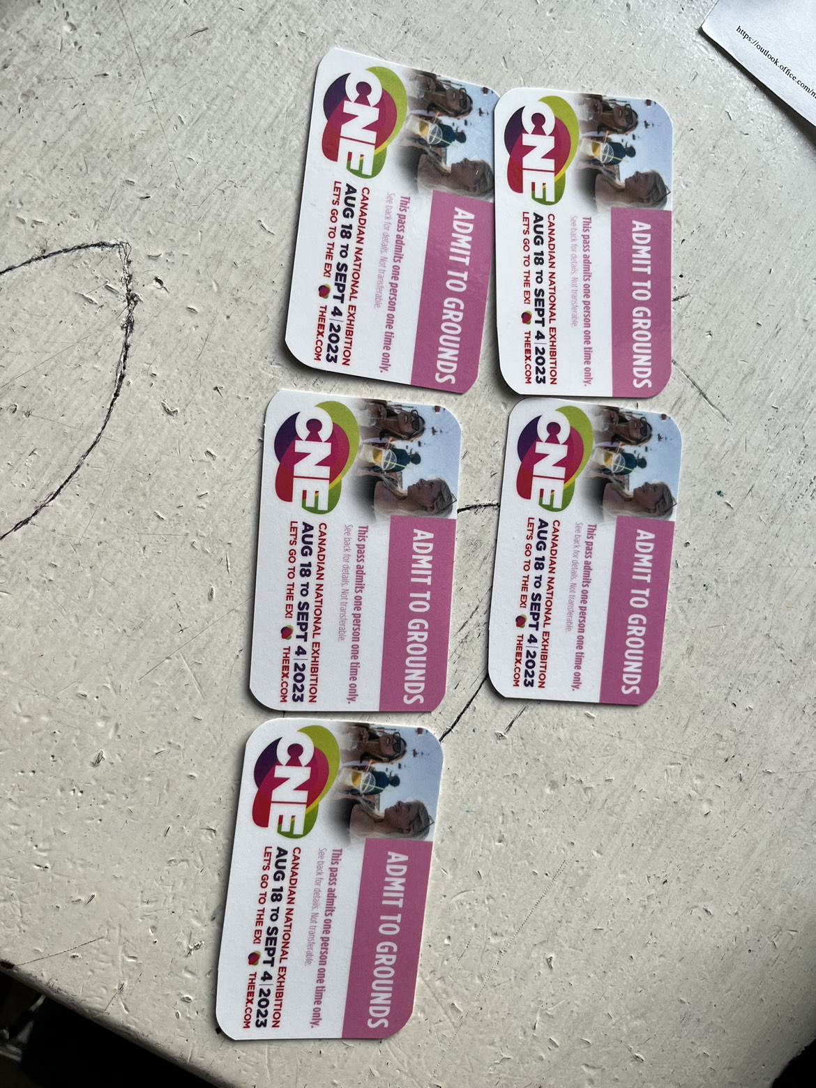 Last batch of CNE admissions ticket - photo 2