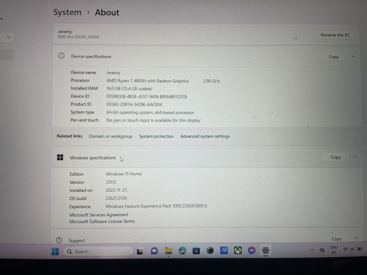 Asus Gaming Laptop - photo 5