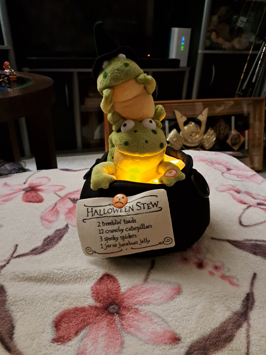 Halloween plush Light Sound and Motion image indicator(2)