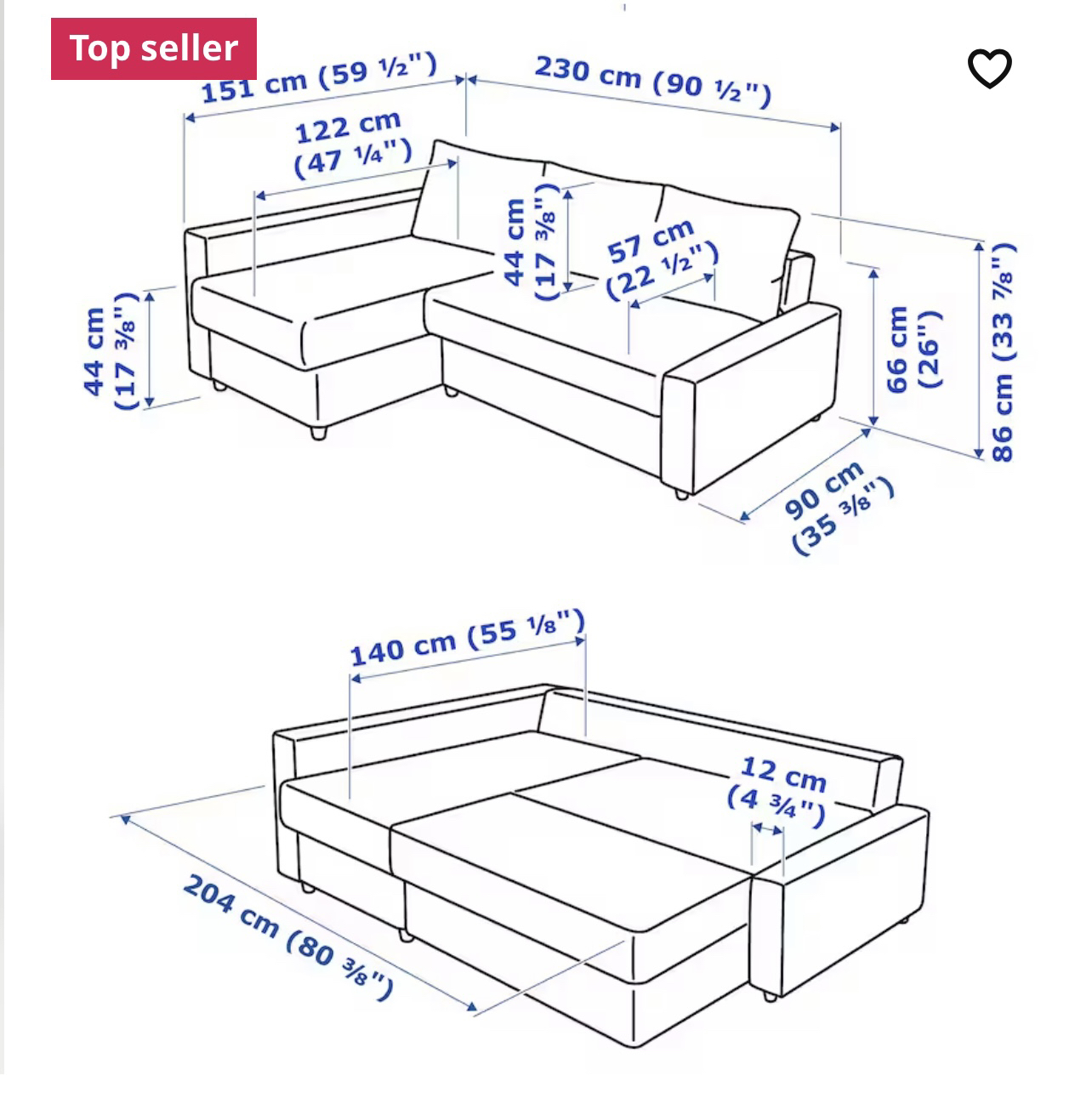 Sofa bed with storage - photo 4