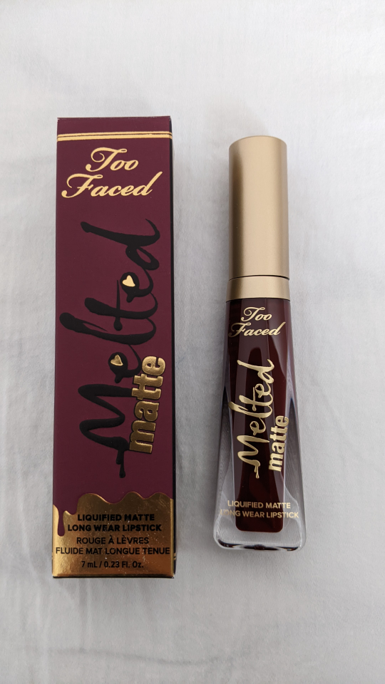 Too Faced  melted matte lipstick