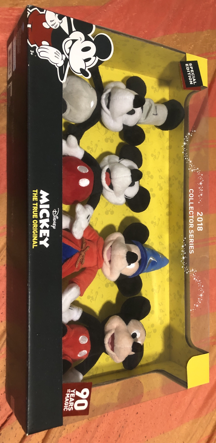 Special edition mickey mouse plush 4 collection