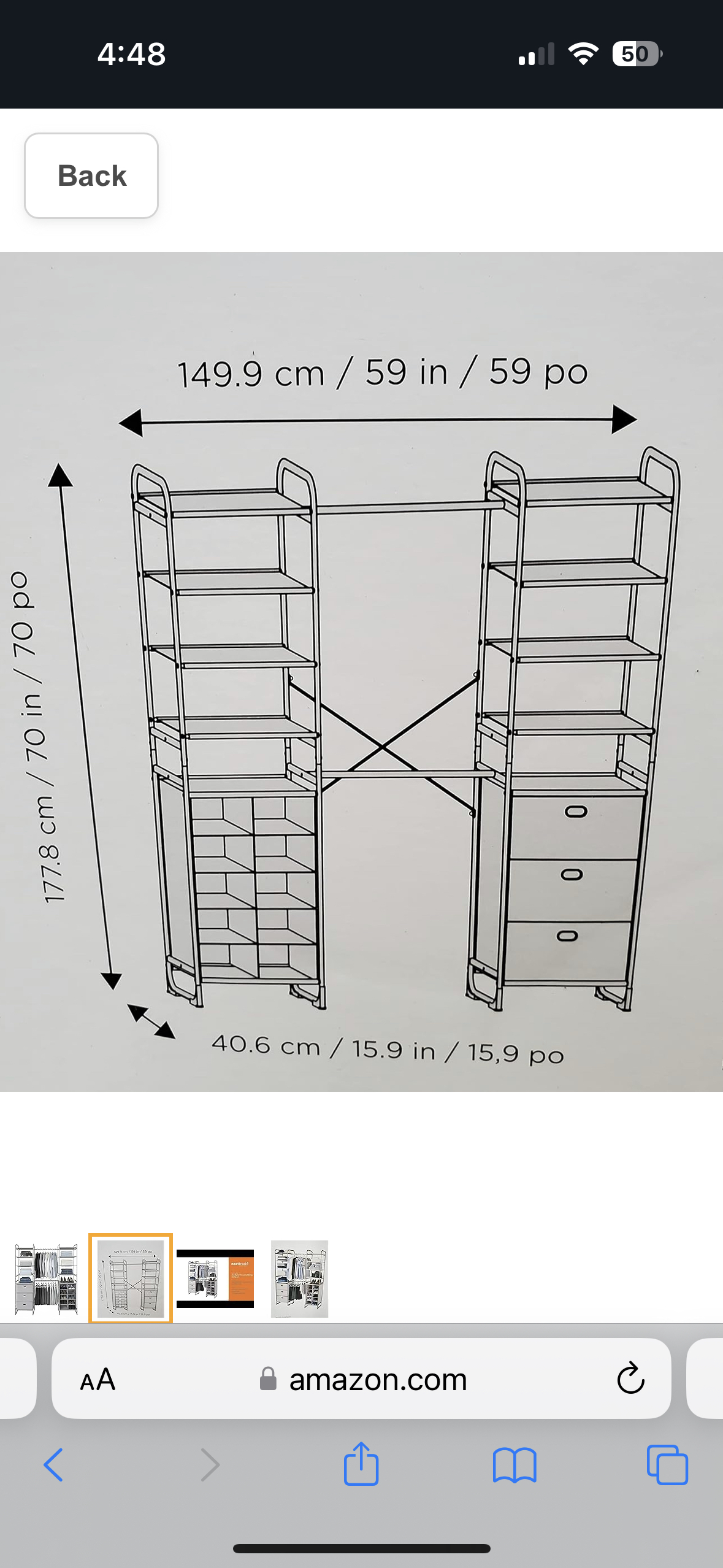 Closet organizer image indicator(3)