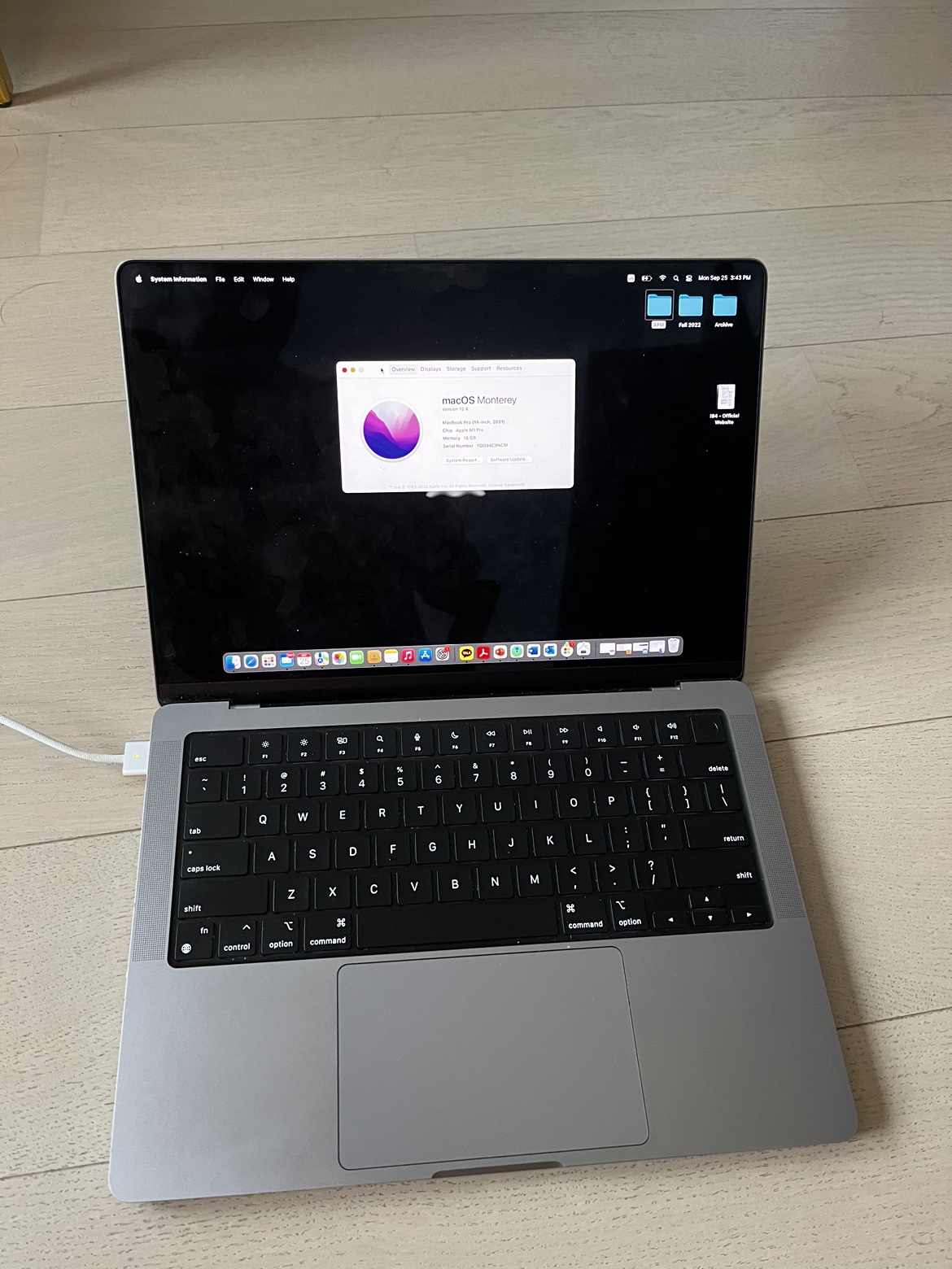 Macbook Pro 14" 16GB (2021)