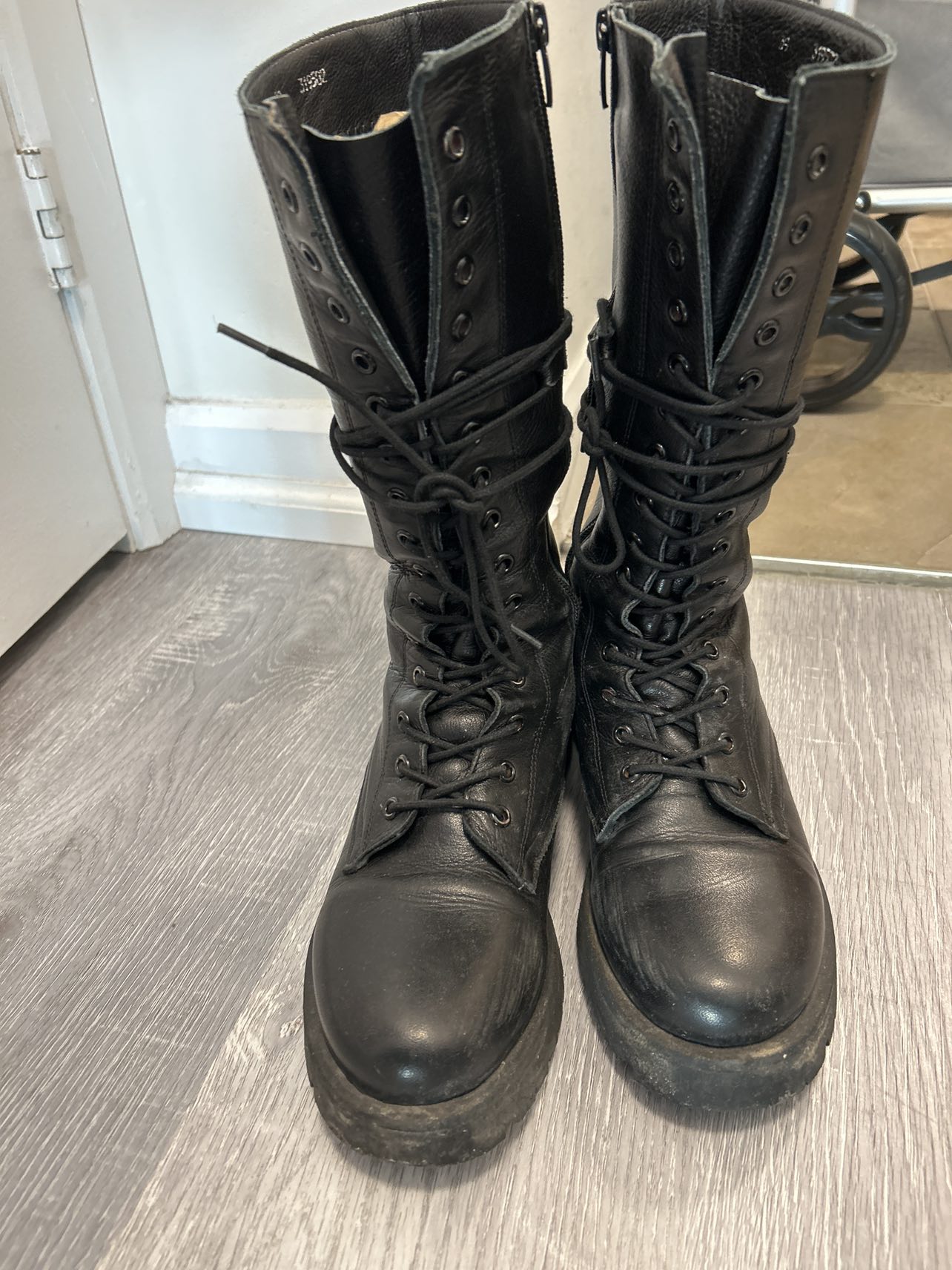 Black Leather Boots