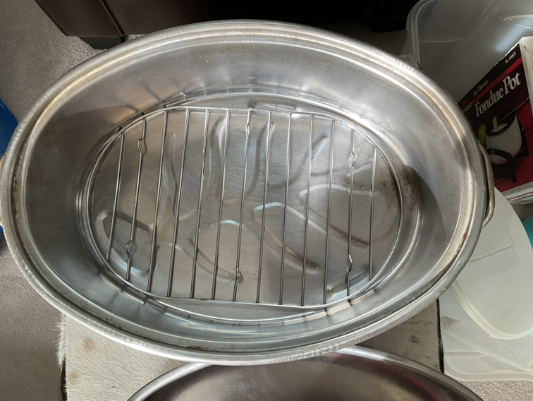 Roasting pan, oval with lid - photo 3