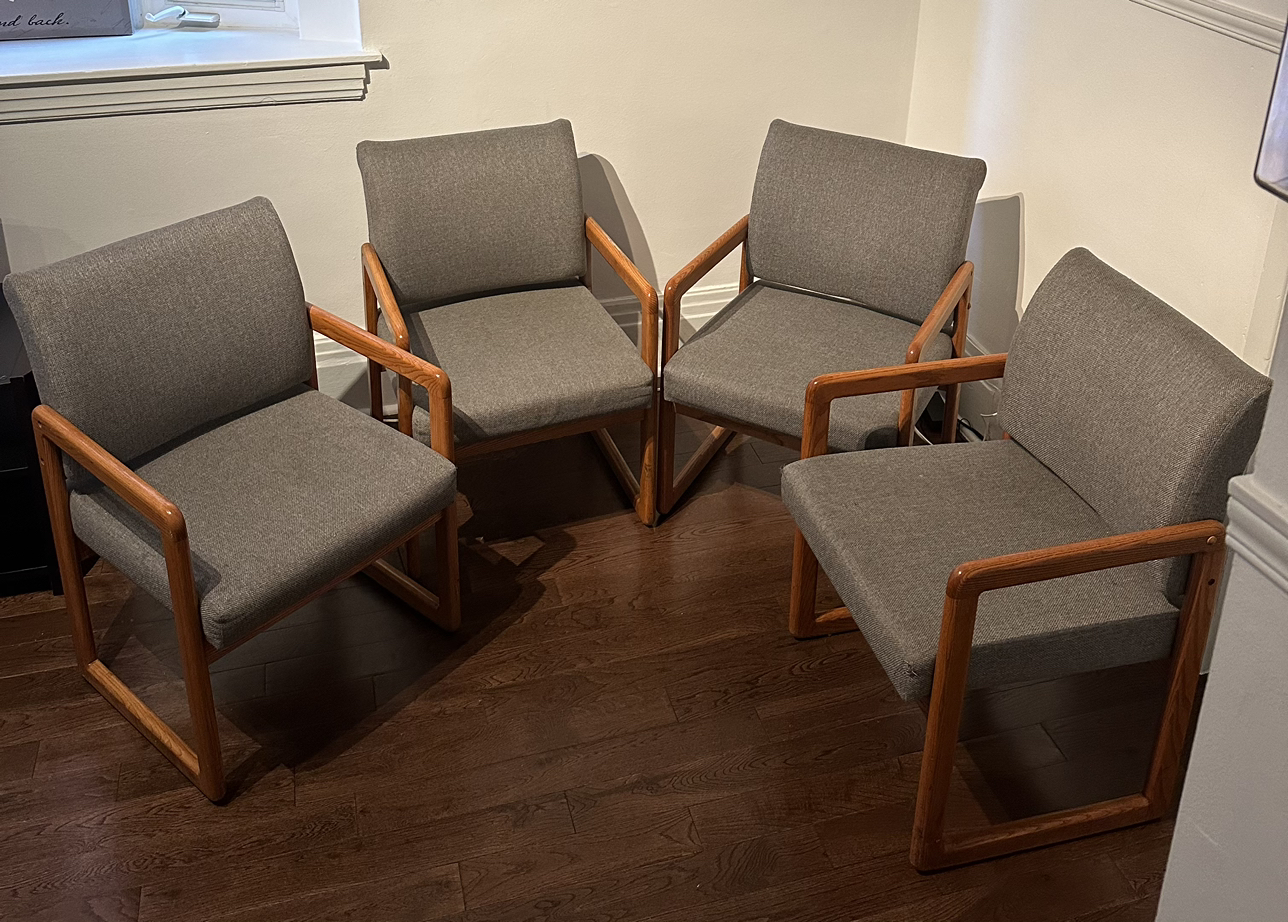 4 chairs