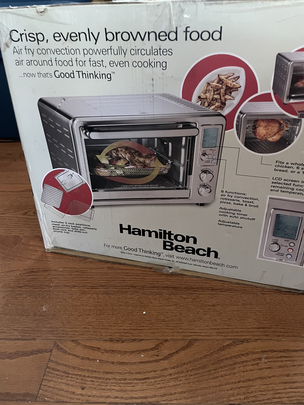 Hamilton beach Air fryer/ Toaster Over - photo 3
