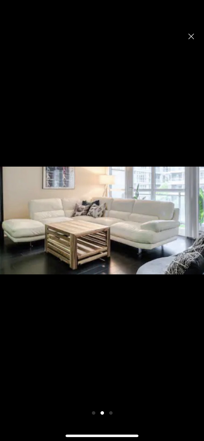 Genuine leather couch MUST GO -MAKE YOUR OFFER - photo 2