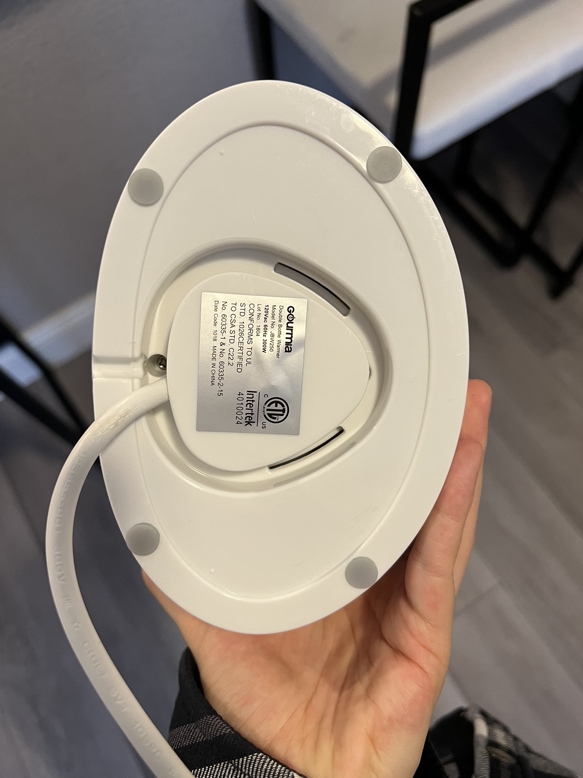 Gourmia Jr. Double Baby Bottle Sterilizer and Warmer image indicator(7)