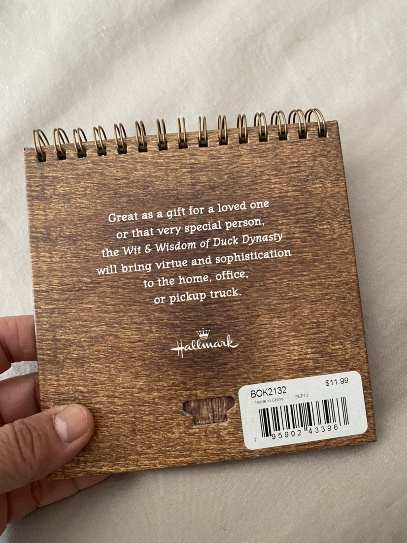 #freecycle. duck Dynasty booklet image indicator(2)