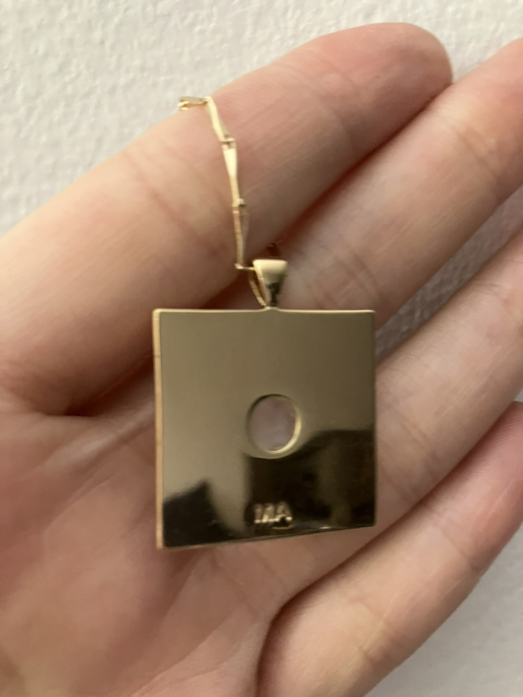 Melanie Auld Relic Moonstone and gold Necklace image indicator(3)