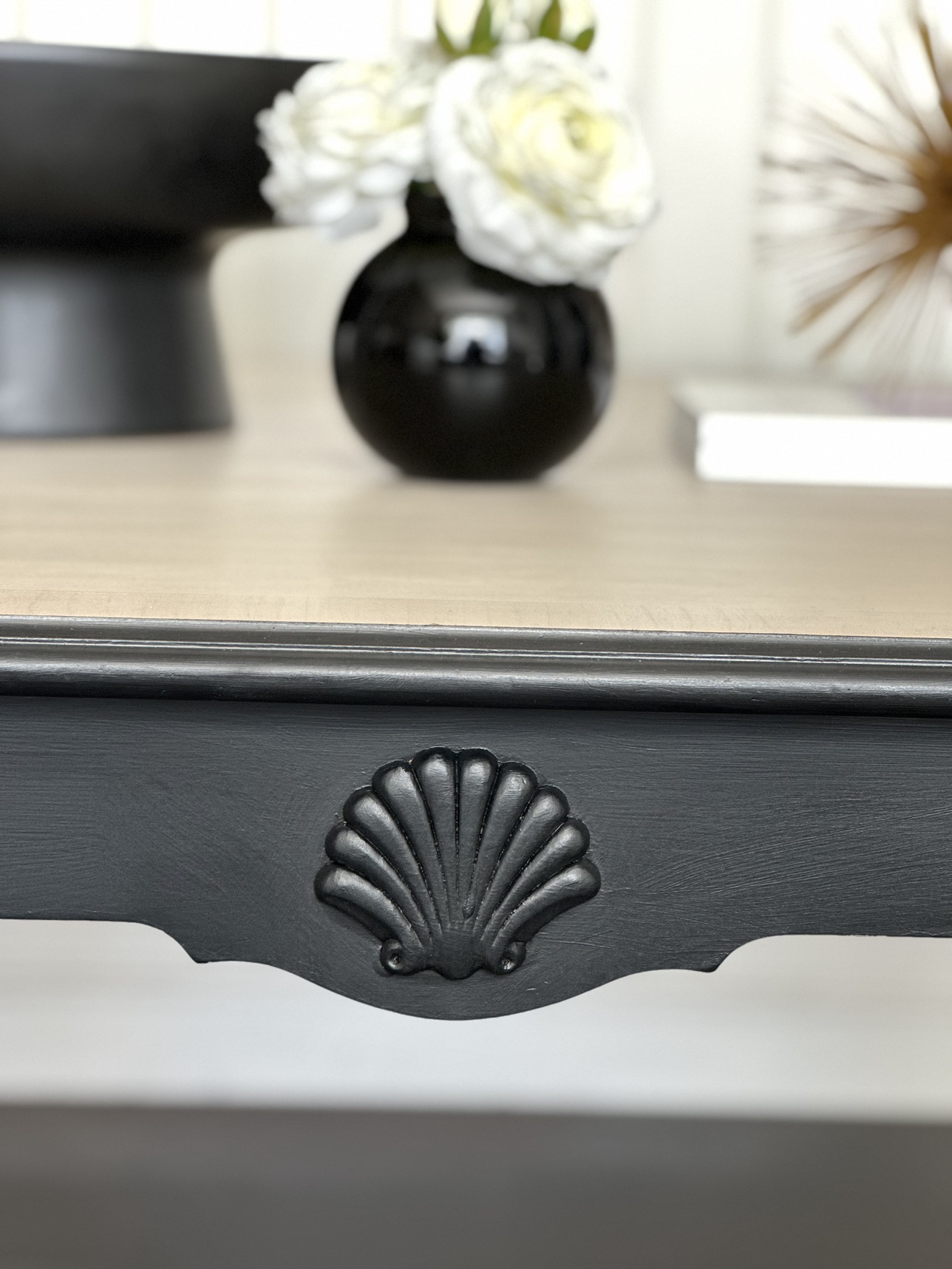 Square Refinished Wood Coffee Table - photo 4