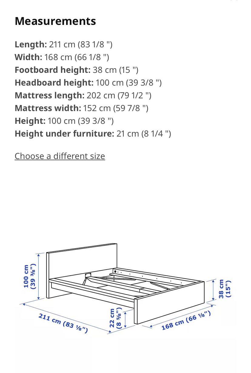 IKEA Malm Queen Size Bed Frame (Chestnut Brown) - photo 4