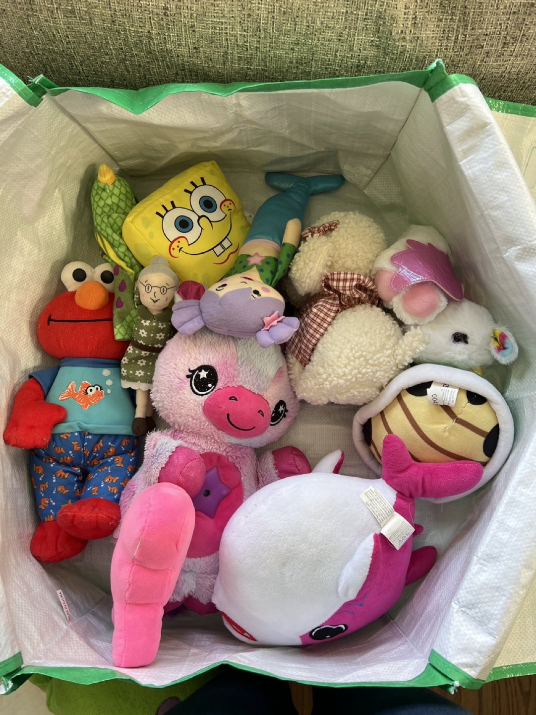 A bag of stuffies #freecycle