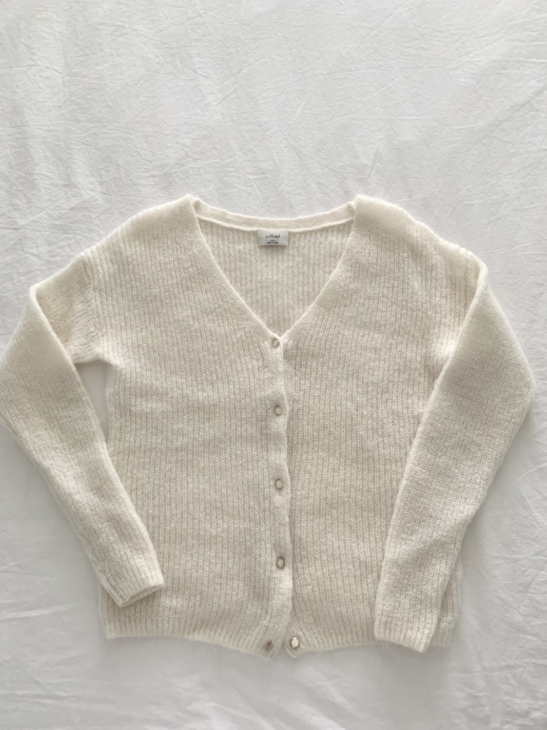 Aritzia mohair and alpaca blend cardigan - photo 3