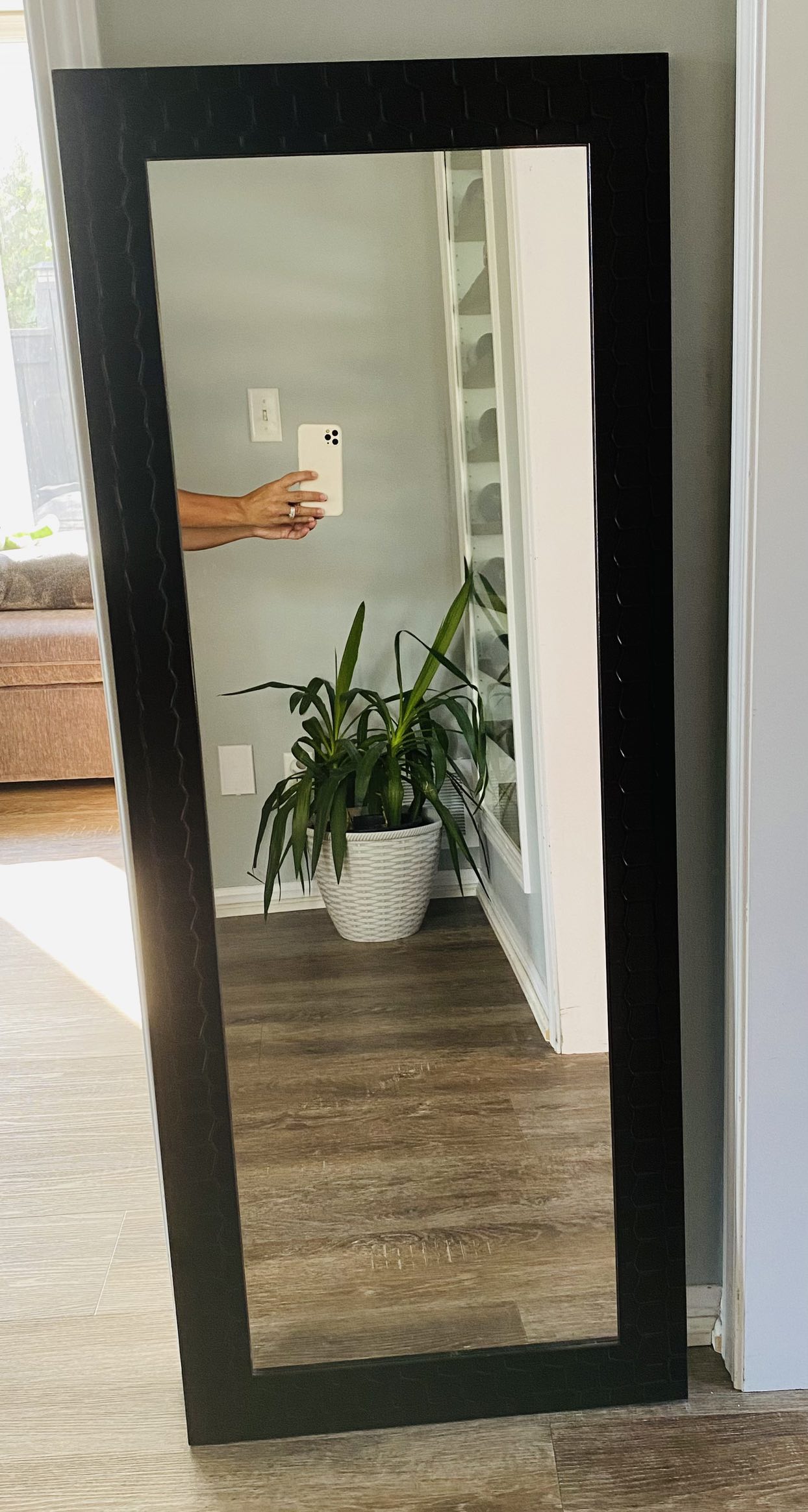 Home Decor, Mirror For Sale, Floor Mirror, Dark Brown Mirror