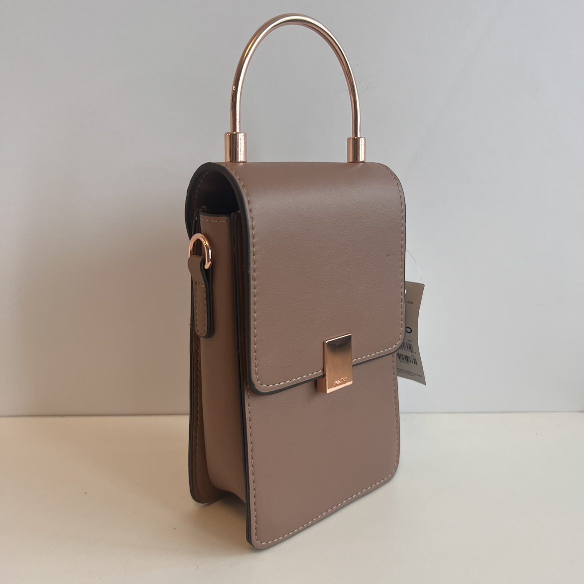 Nude & Rose Gold Aldo Handbag