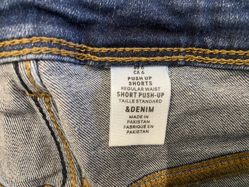 Push up H&M jean stretch shorts - photo 3