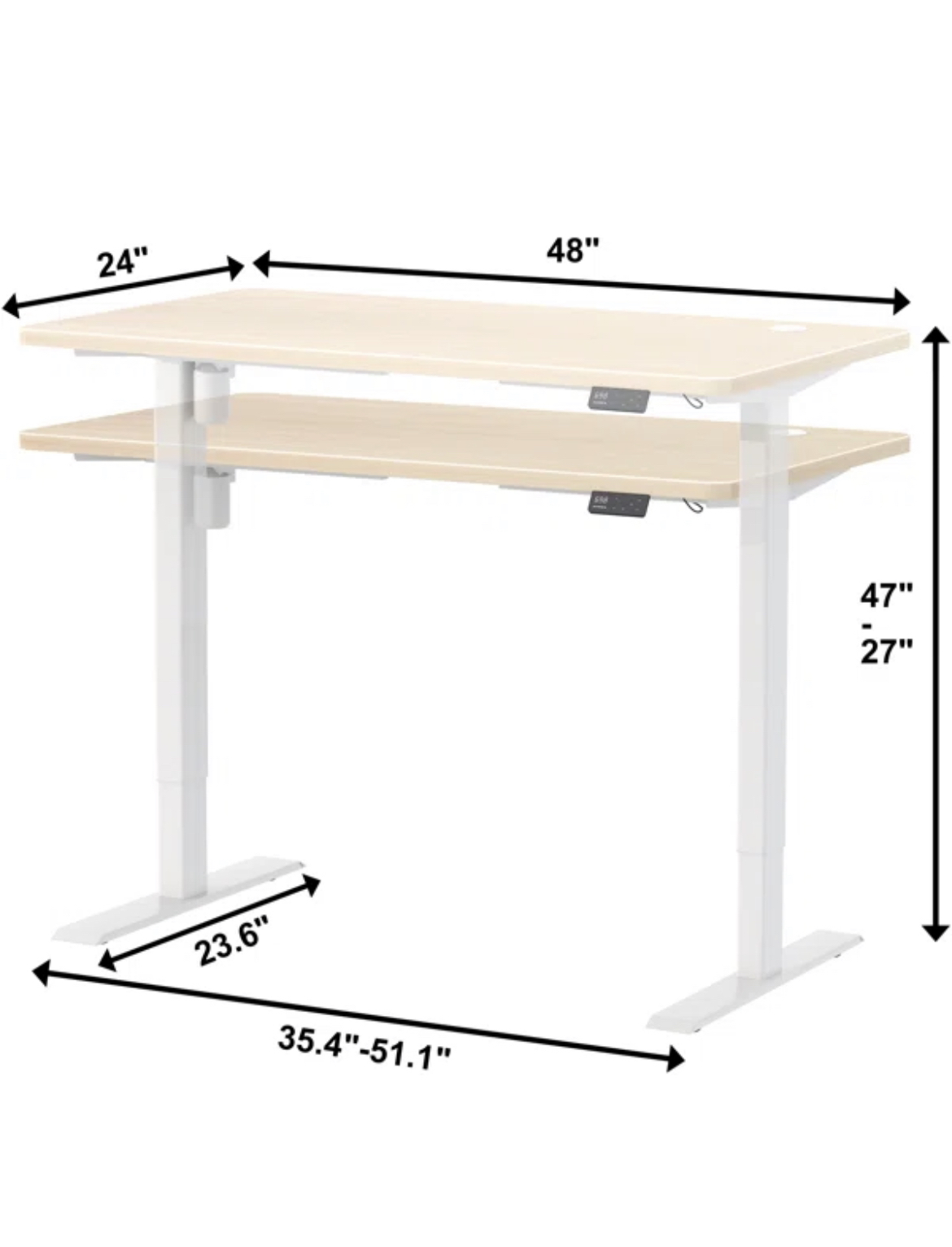 Height adjustable Desk - photo 3