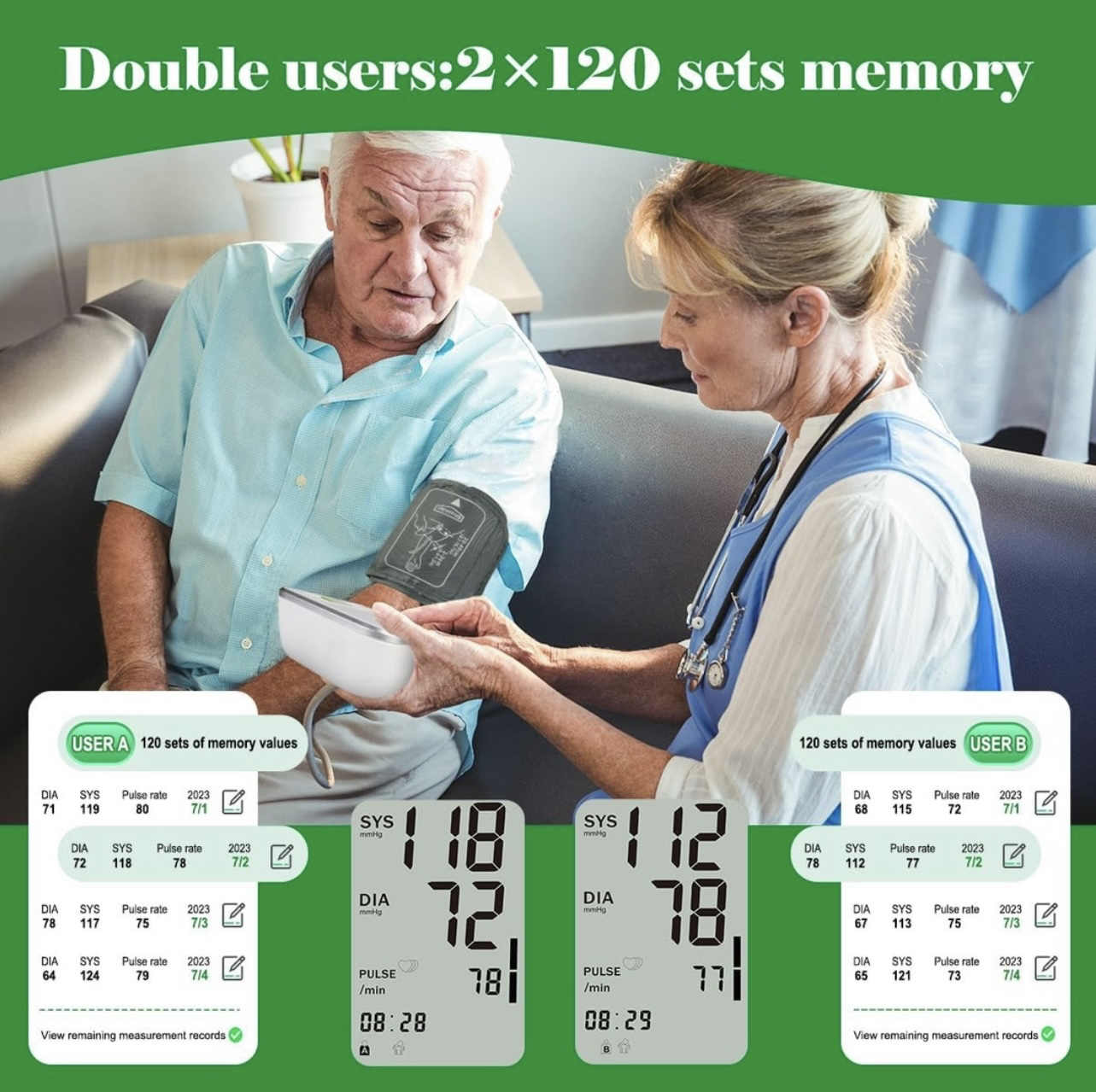 Brand new Large screen sphygmomanometer - photo 4