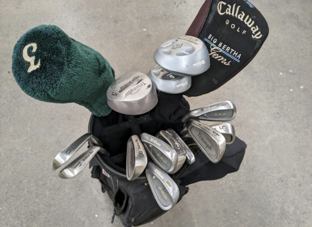 Golf Club Set with Bag (left handed) 🤗🏌️⛳