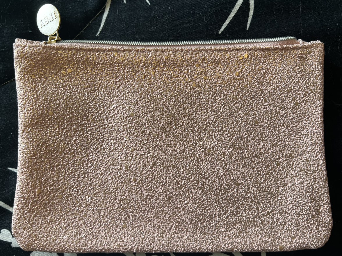Sparkly Gold Makeup Bag
