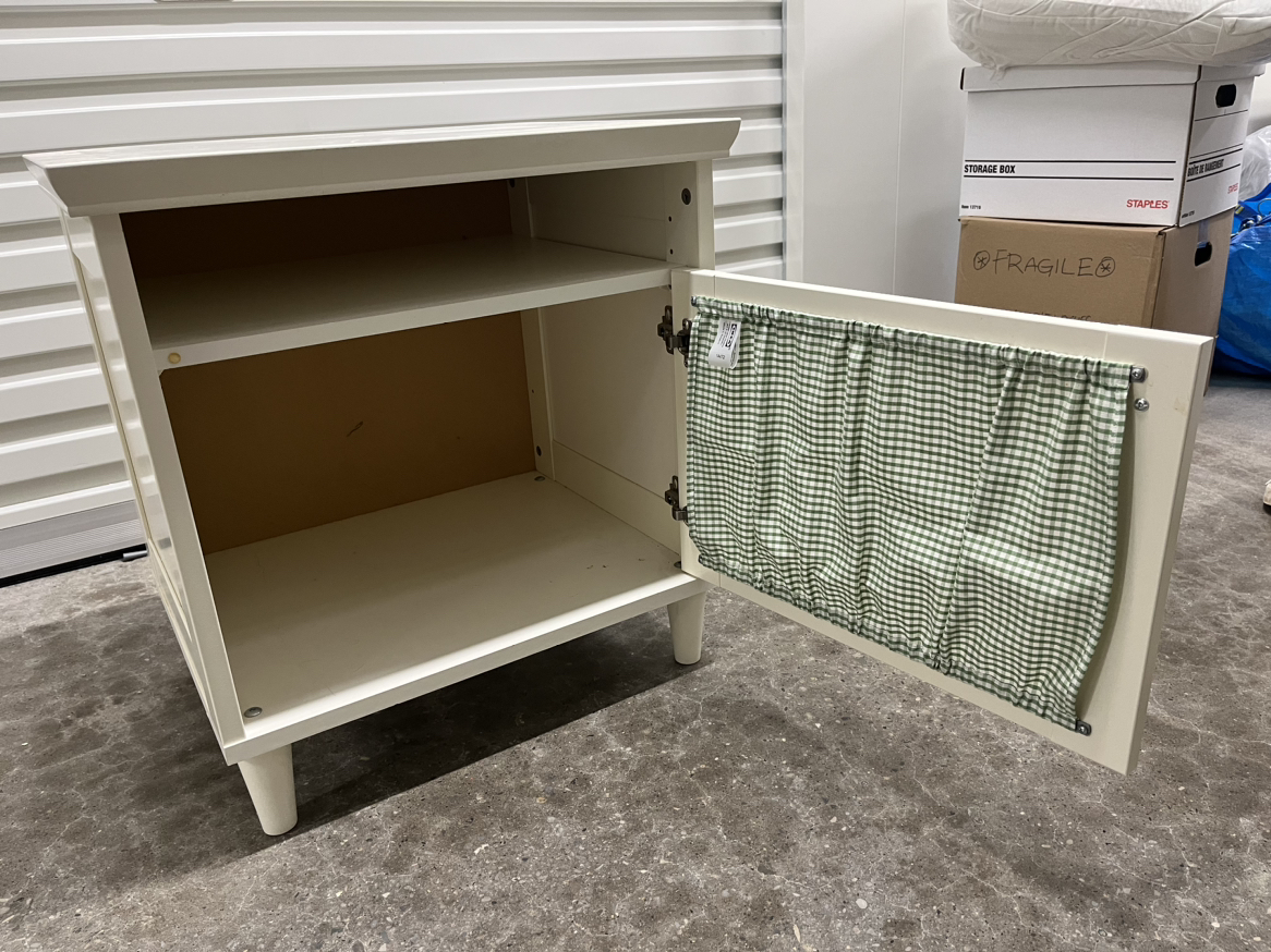 Cream IKEA nightstand/side table - photo 3