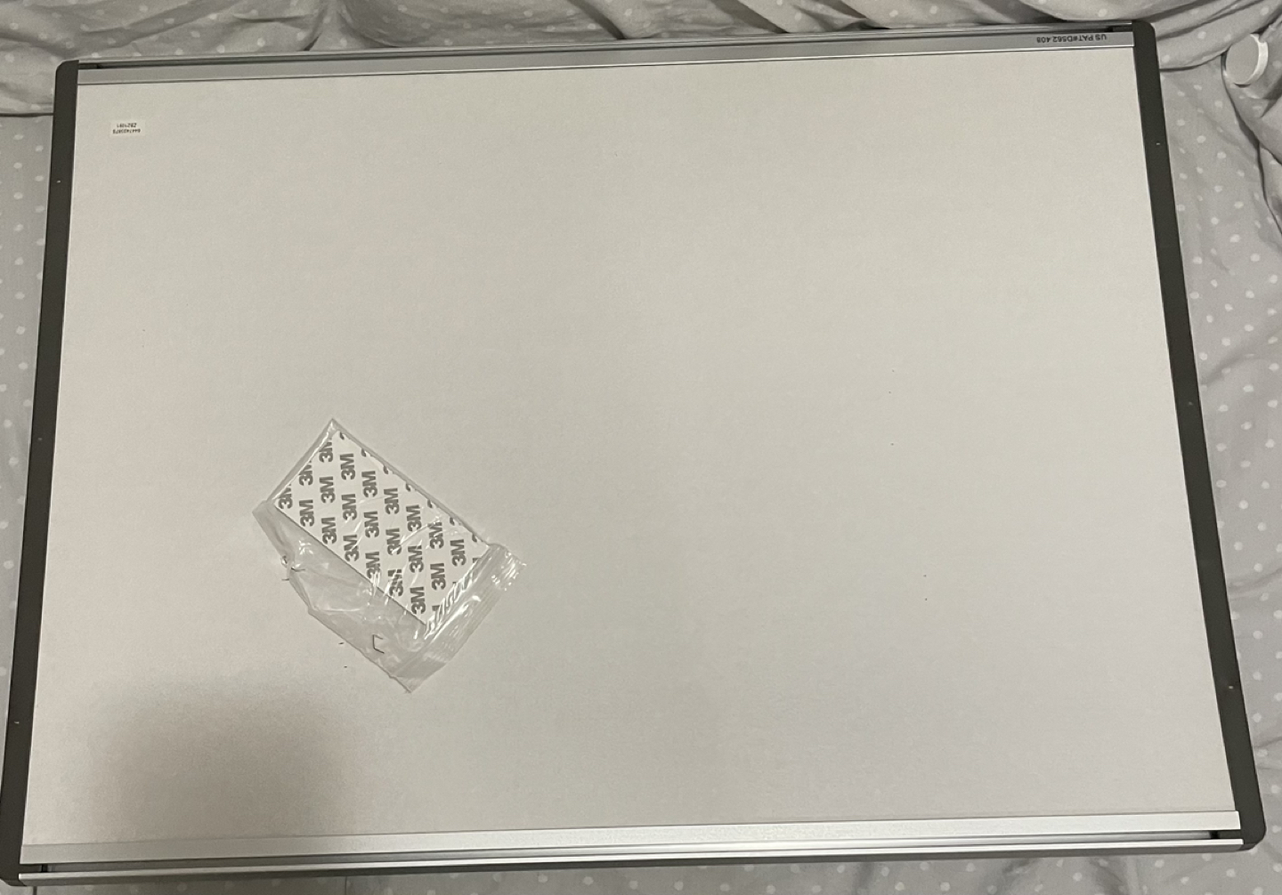 Small magnetic whiteboard with small pin board on the side - photo 2