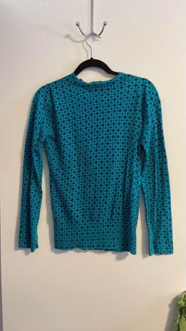 EUC DC cardigan turquoise/ black M image indicator(2)