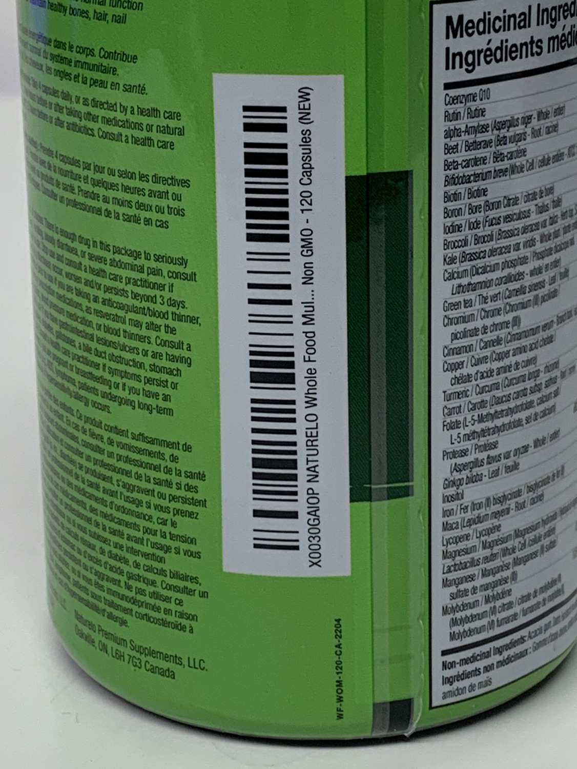 Naturelo Whole Food Multivitamin for Women, 120 Capsules - photo 4