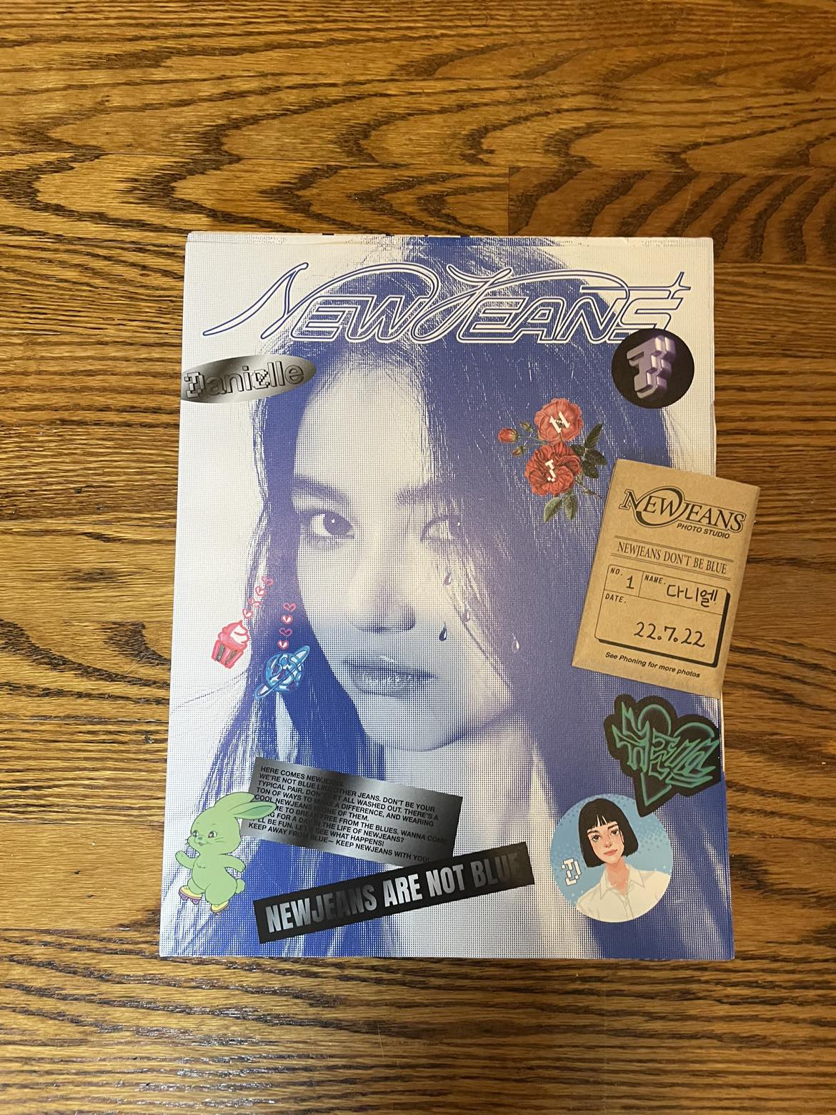 new jeans danielle blue book